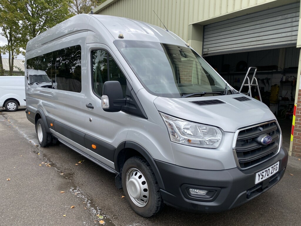 Ford Transit Custom Minibus 2.0 460 Ecoblue Leader 202070 YS70ZFG Silver #4