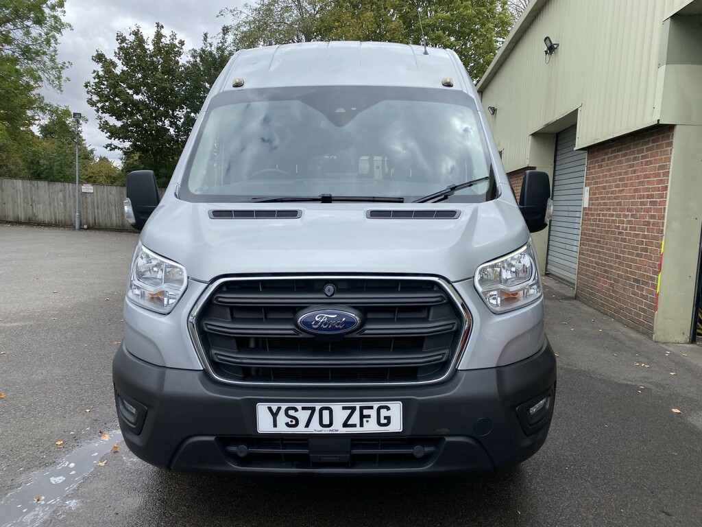 Ford Transit Custom Minibus 2.0 460 Ecoblue Leader 202070 YS70ZFG Silver #3