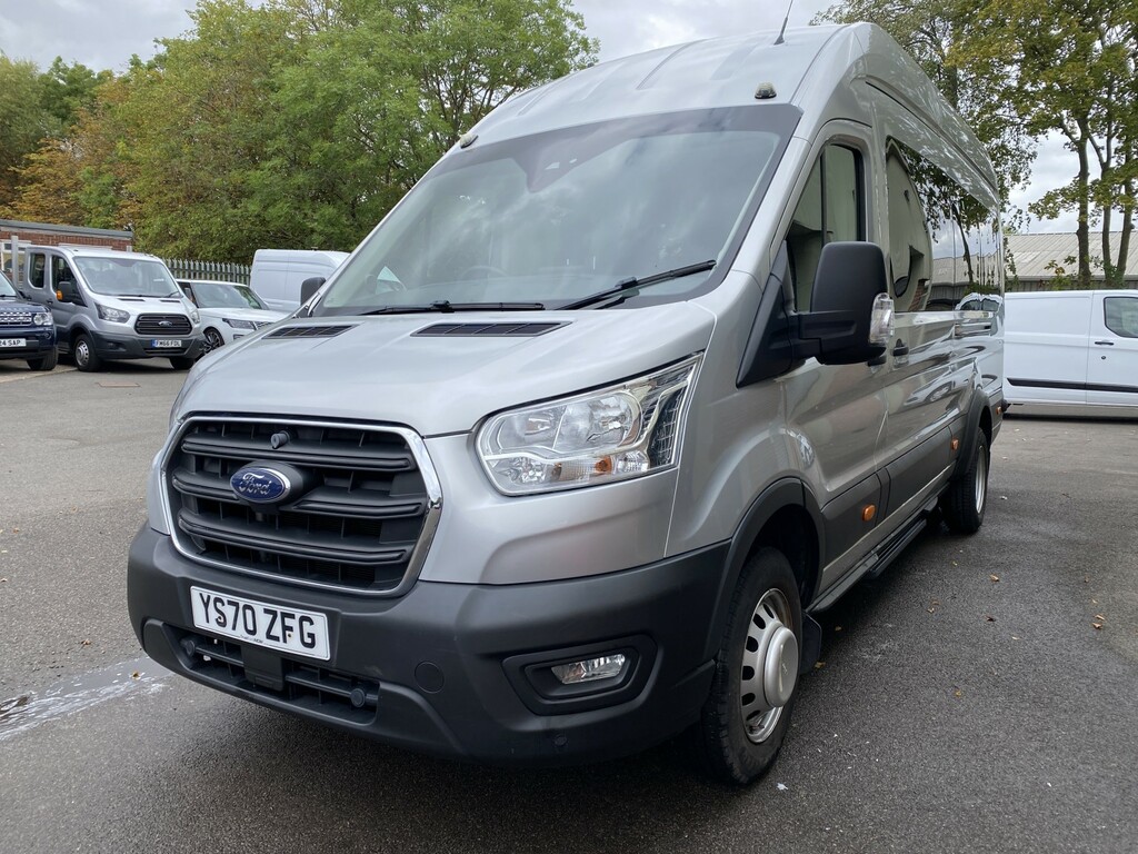 Ford Transit Custom Minibus 2.0 460 Ecoblue Leader 202070 YS70ZFG Silver #2