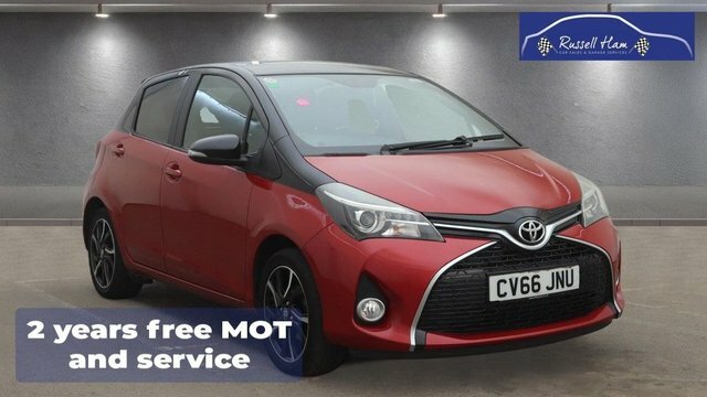 Toyota Yaris 1.33 Dual Vvt-i Design Hatchback Red