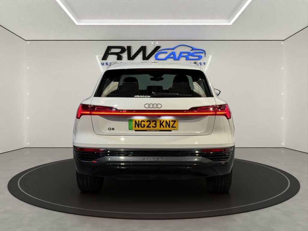 Audi Q8 e tron Suv White #3