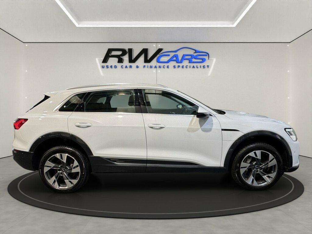 Audi Q8 e tron Suv White #5