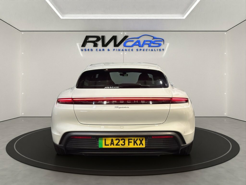 Porsche Taycan Estate White #3