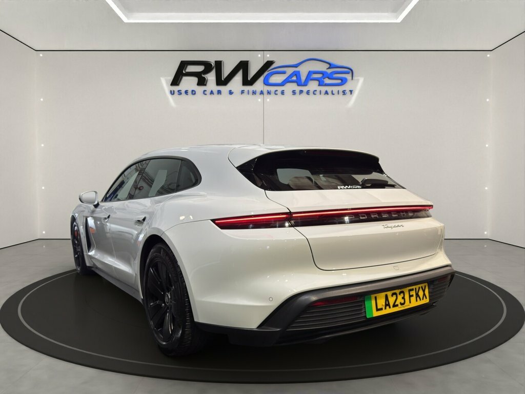 Porsche Taycan Estate White #2