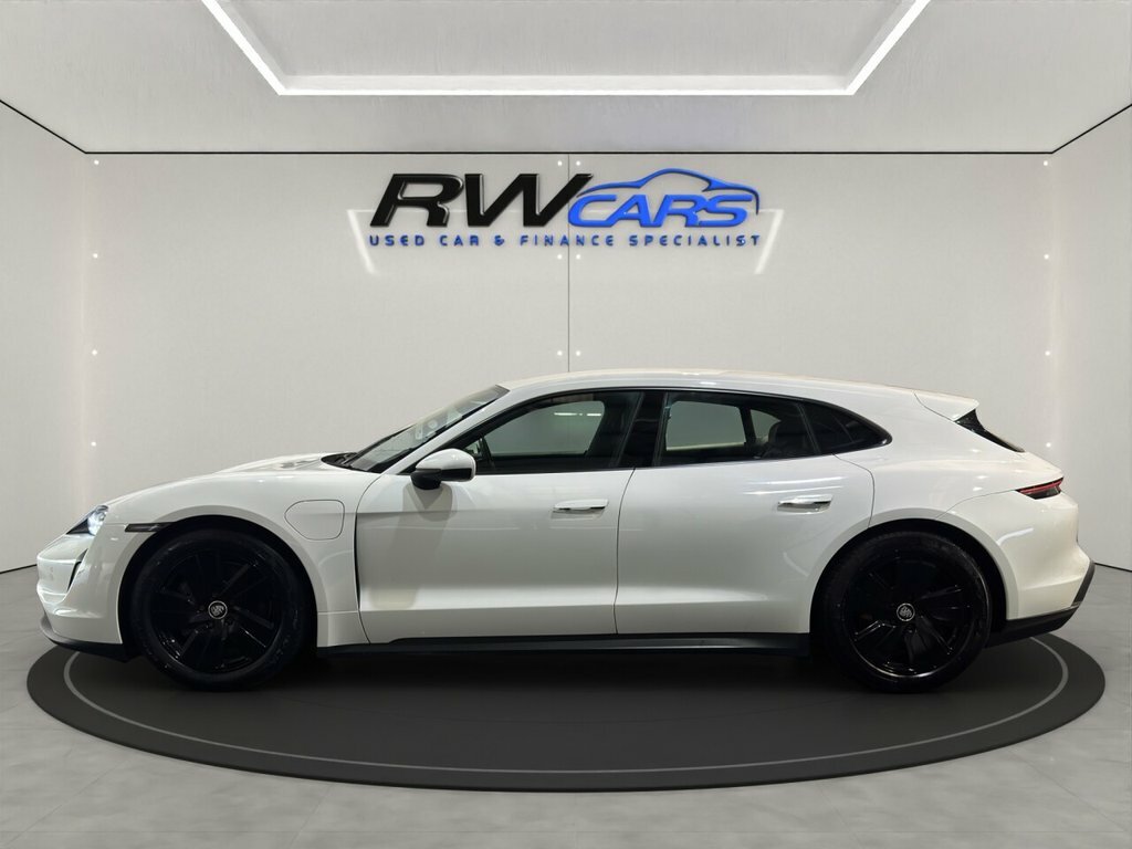 Porsche Taycan Estate White