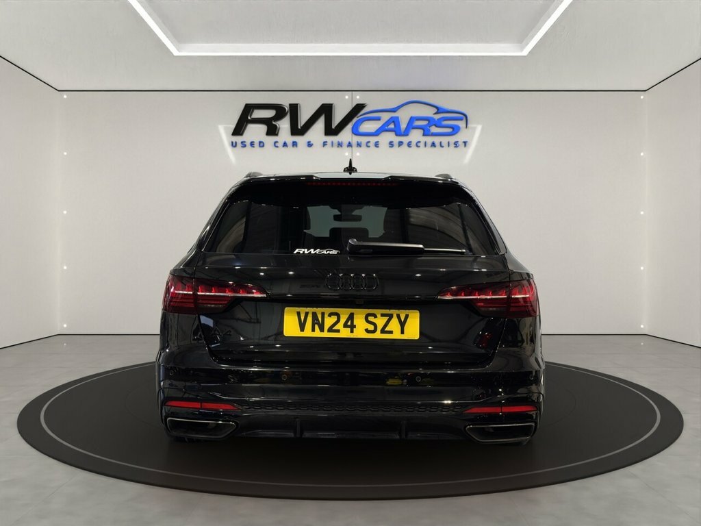 Audi A4 Avant Estate Black #3