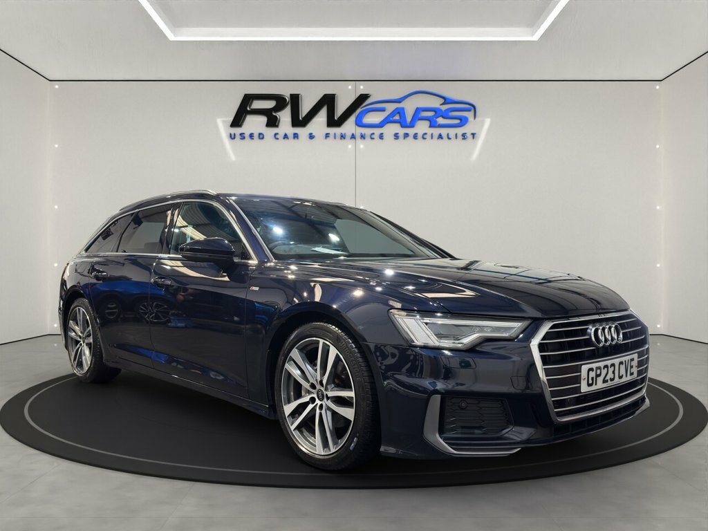 Audi A6 Avant Estate Blue #6
