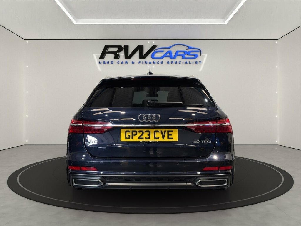 Audi A6 Avant Estate Blue #3