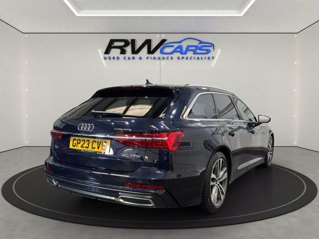 Audi A6 Avant Estate Blue #4