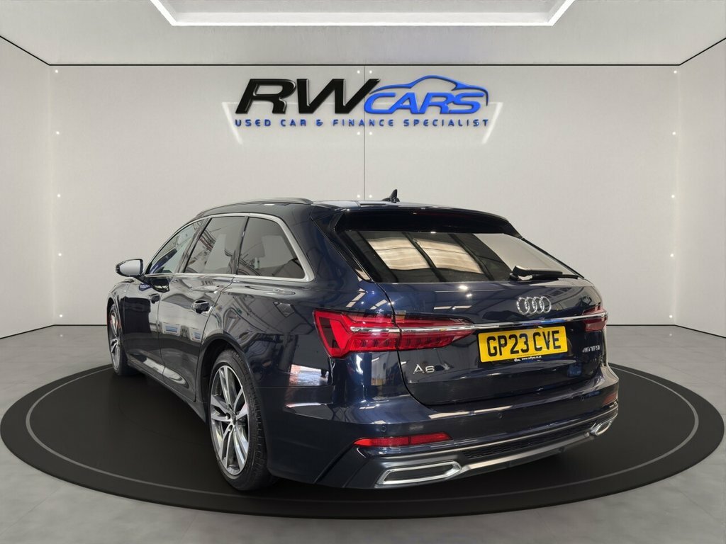 Audi A6 Avant Estate Blue #2
