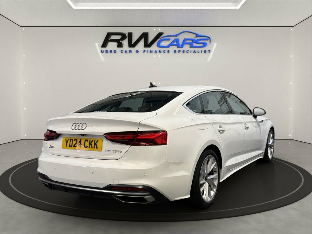 Audi A5 Hatchback White #4