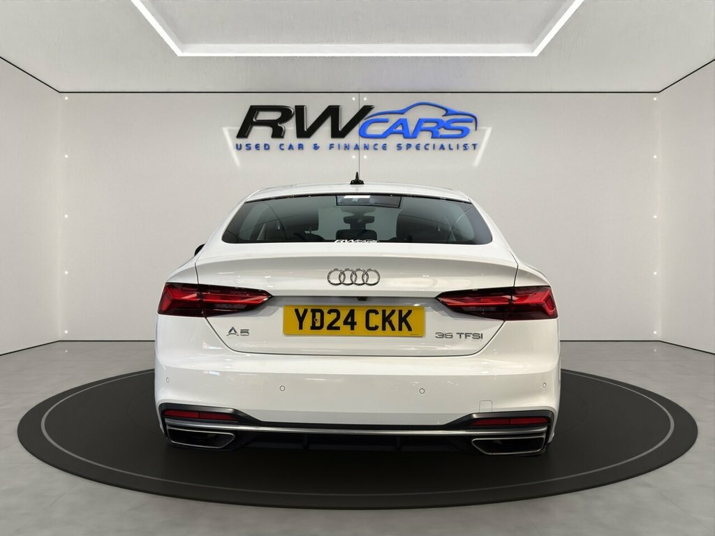 Audi A5 Hatchback White #3