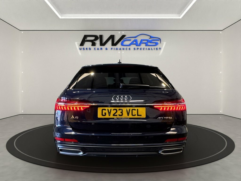 Audi A6 Avant Estate Blue #3
