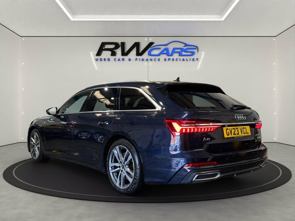 Audi A6 Avant Estate Blue #2