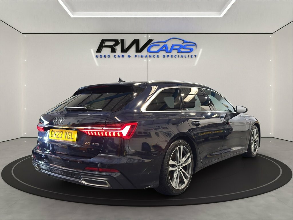 Audi A6 Avant Estate Blue #4