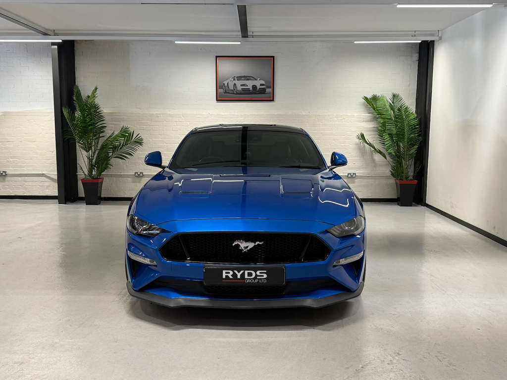 Ford Mustang Coupe Blue #3