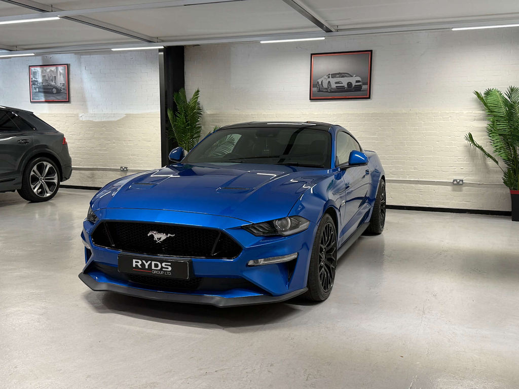 Ford Mustang Coupe Blue #2