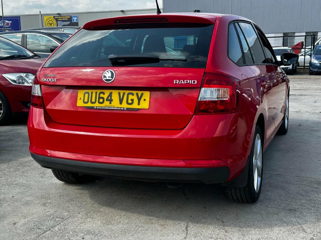 Skoda Rapid Spaceback 1.4 Tsi Se Tech Hatchback Dsg Euro 6 S Red #5