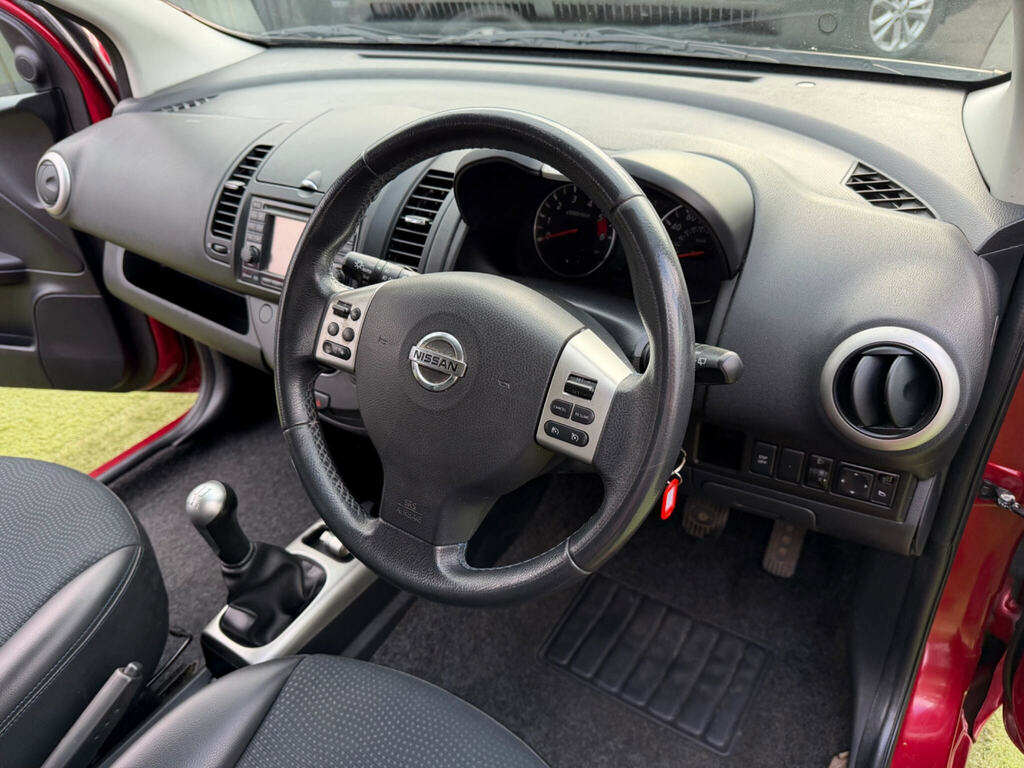 Nissan Note 1.5 Dci N-tec Hatchback Euro 5 Red #3