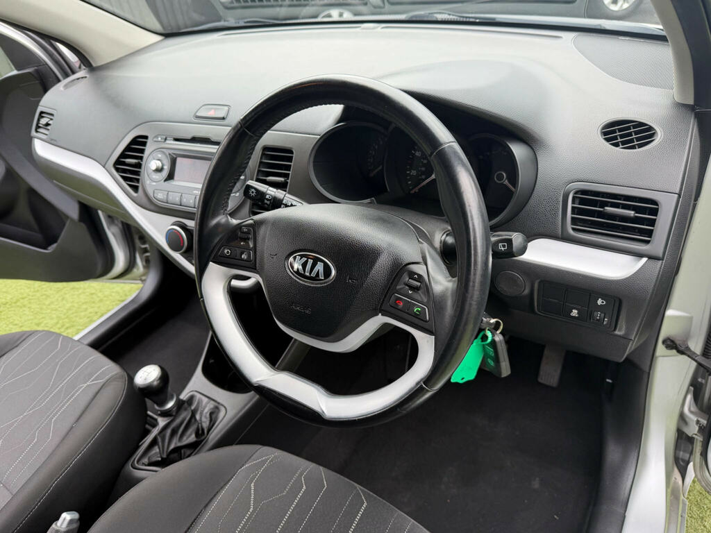 Kia Picanto 1.0 City Hatchback Euro 5 68 Bh Silver #3
