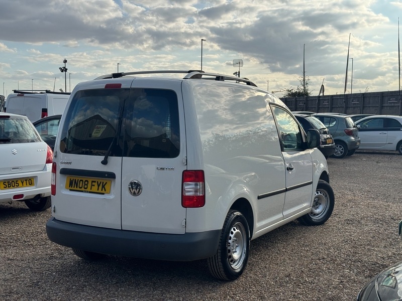 Volkswagen Caddy C20 Swb Van 104Tdi White #6
