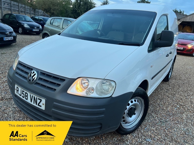 Volkswagen Caddy C20 69Bhp Sdi Van RJ58VNZ White #5