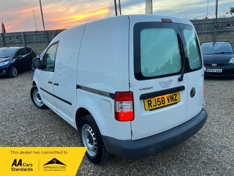 Volkswagen Caddy C20 69Bhp Sdi Van RJ58VNZ White #4