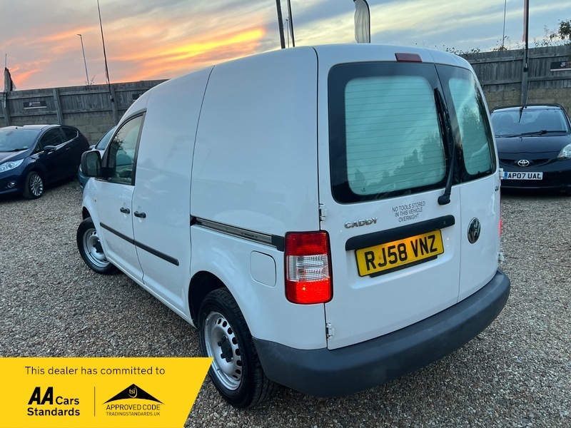 Volkswagen Caddy C20 69Bhp Sdi Van RJ58VNZ White #3
