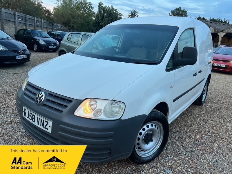 Volkswagen Caddy C20 69Bhp Sdi Van RJ58VNZ White #2