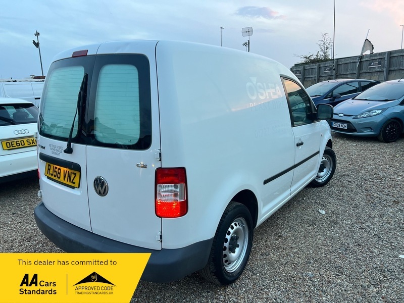 Volkswagen Caddy C20 69Bhp Sdi Van RJ58VNZ White #6