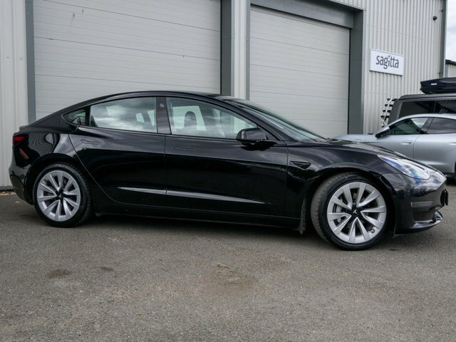 Tesla Model 3 2021 Dual Motor Long Range Saloon A GJ71NLK Black #5