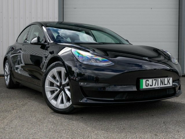 Tesla Model 3 2021 Dual Motor Long Range Saloon A GJ71NLK Black