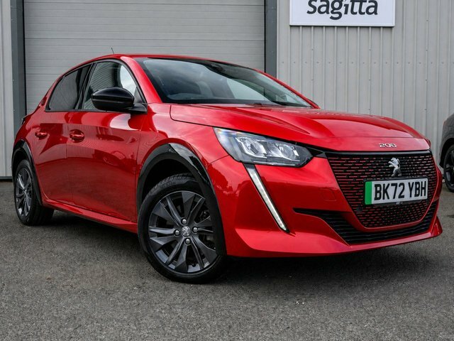 Peugeot e-208 2022 50Kwh Allure Premium Hatchback Red