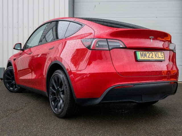 Tesla Model Y 2022 Dual Motor Long Range Suv Red #2