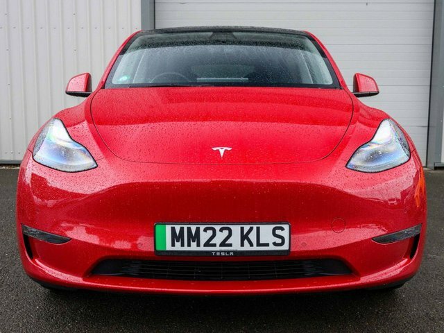 Tesla Model Y 2022 Dual Motor Long Range Suv Red #4