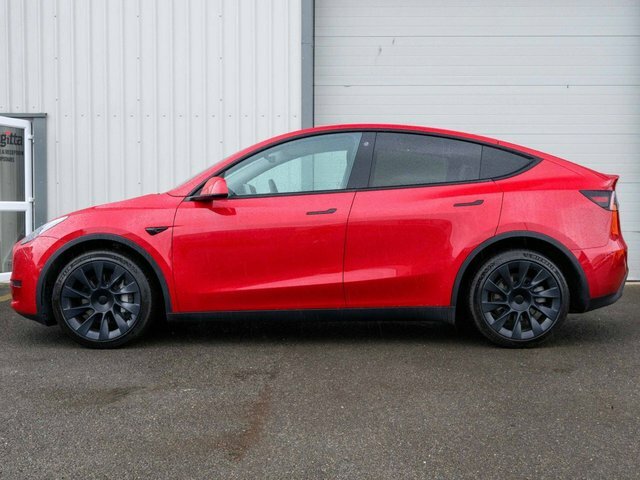 Tesla Model Y 2022 Dual Motor Long Range Suv Red #6