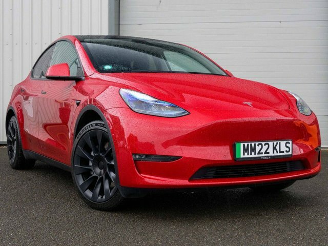Tesla Model Y 2022 Dual Motor Long Range Suv Red