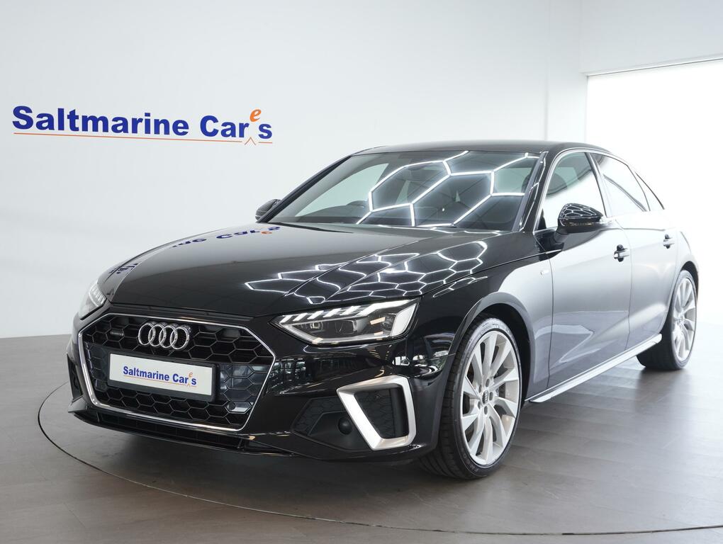 Audi A4 2.0 Tdi 40 S Line Saloon S Tronic Quatt Black