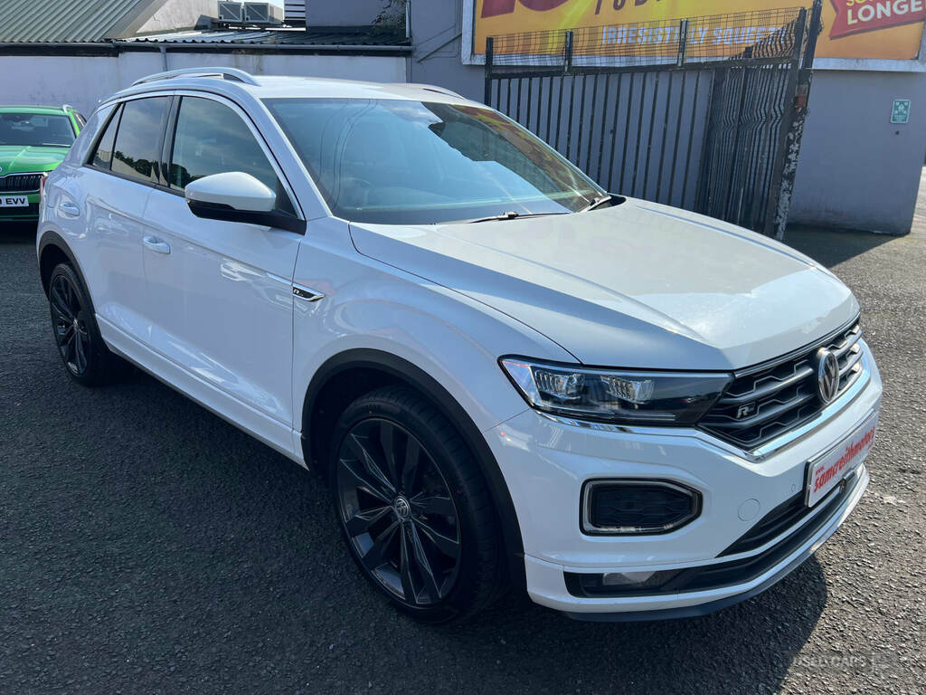 Volkswagen T-Roc 1.6 Tdi R-line PY68UZS White #2