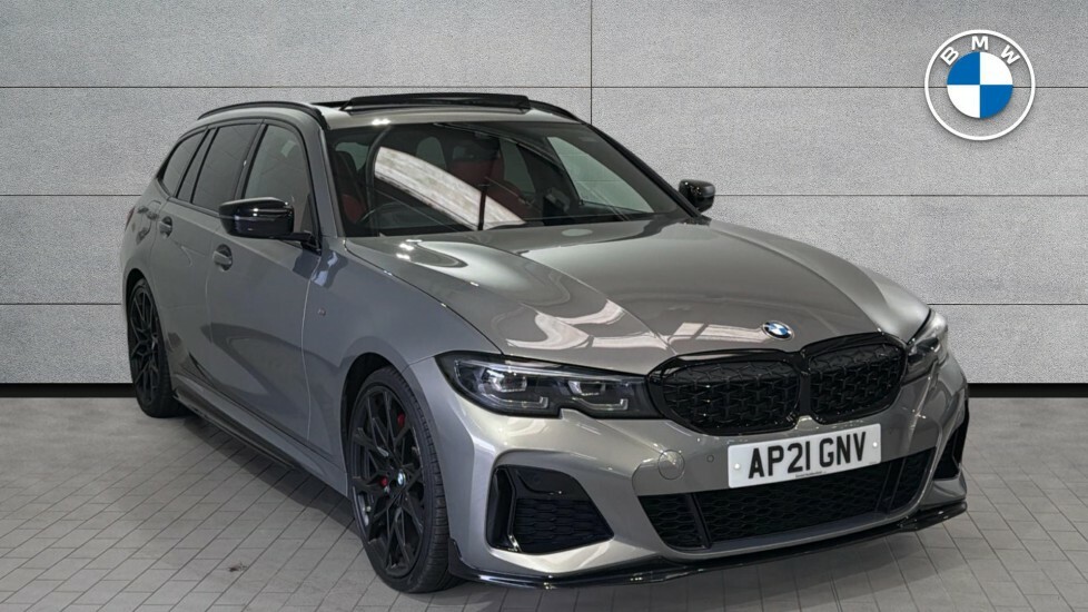 BMW 3 Series M340d Xdrive Touring Grey #2