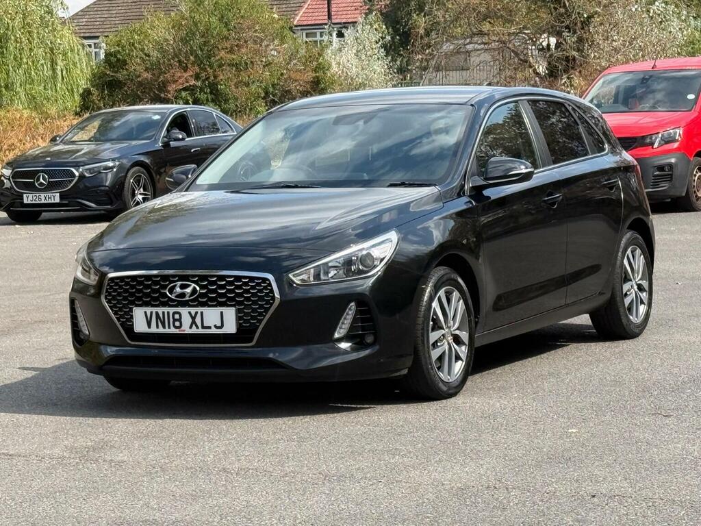 Hyundai I30 1.0 T-gdi Blue Drive Se Nav Euro 6 Ss VN18XLJ Black #3