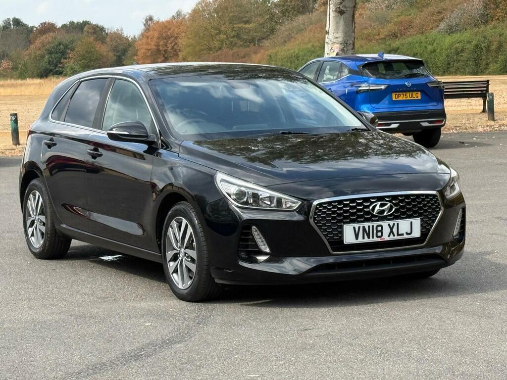 Hyundai I30 1.0 T-gdi Blue Drive Se Nav Euro 6 Ss VN18XLJ Black #4