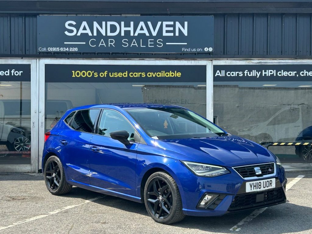 Seat Ibiza 1L Fr YH18UOR Blue