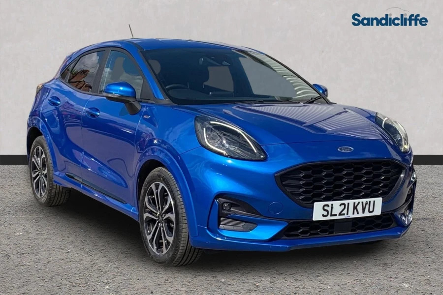 Ford Puma Puma 1.0 L Ecoboost Hybrid Mhev St-line 6Spd Blue