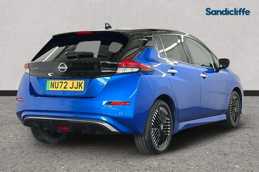Nissan Leaf Leaf 110Kw Tekna 39Kwh Hatchback Blue #4