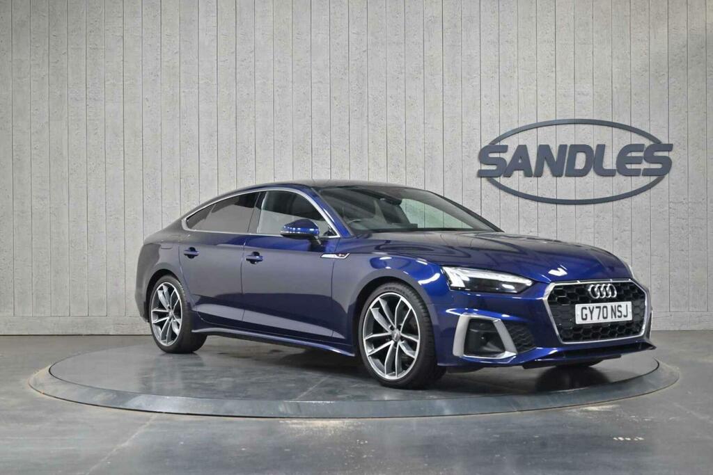 Audi A5 2.0 Tdi 35 S Line Sportback S Tronic Euro 6 Ss Blue