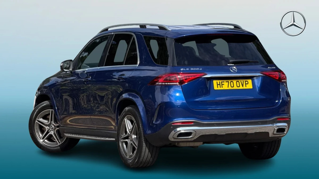 Mercedes-Benz GLE Class Gle 300 Amg Line Prem D 4 Blue #2