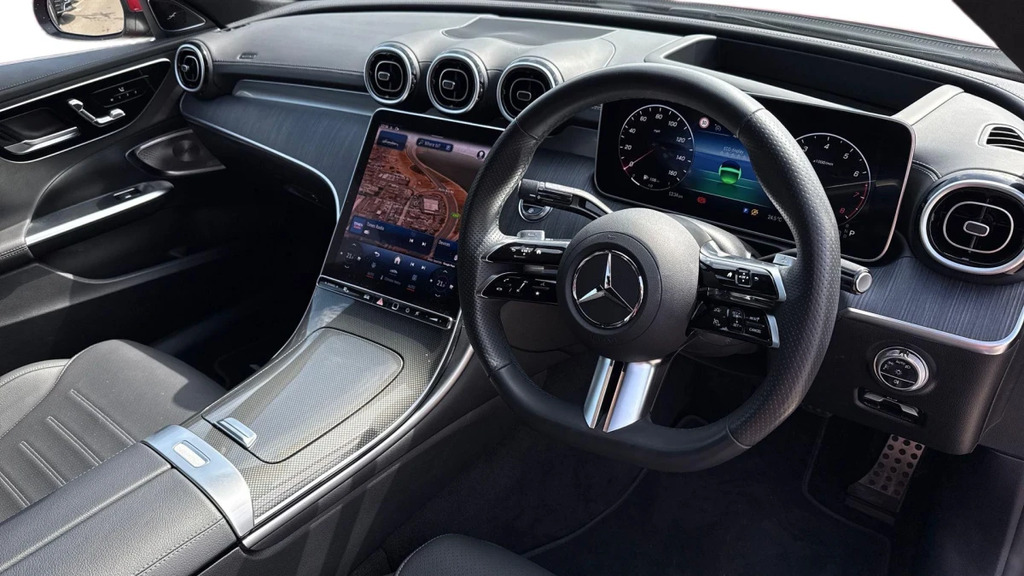 Mercedes-Benz C Class C 300 Amg Line Prem Mhe Silver #3