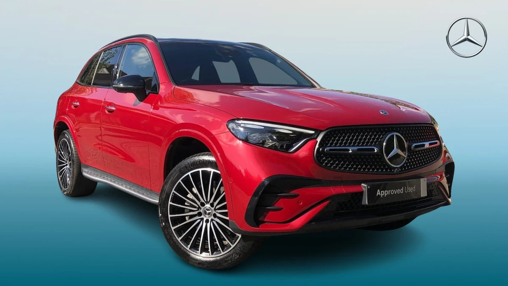 Mercedes-Benz GLC Class Glc 300 Amg Line Prem E Red