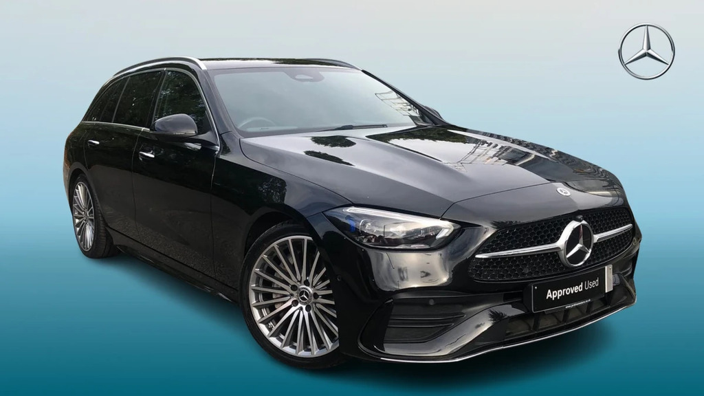 Mercedes-Benz C Class C 220 Amg Line Prem D Mhe Black